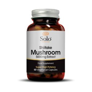 Shiitake mushroom 5000mg by Solo Nutrition.